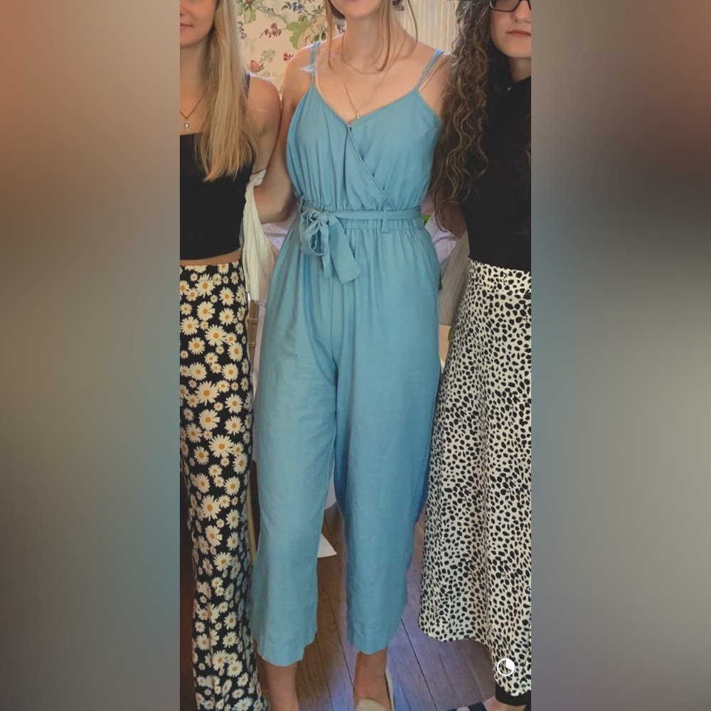Vestique blue jumpsuit